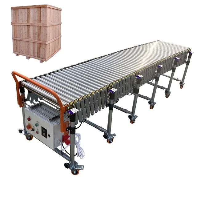 Гибкая ленточная конвейерная лента роликовая цепь система для складов