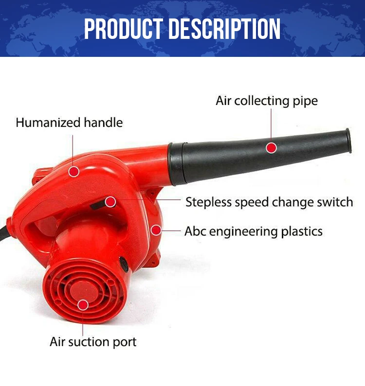 Leaf Blower, RYNEX, Portable, 450W - detail 4