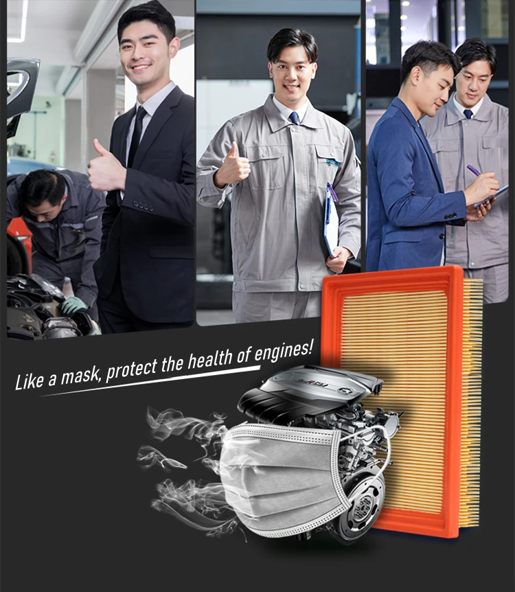 Wholesale High Quality China Auto Car Parts Engine Car Air Filter Paper