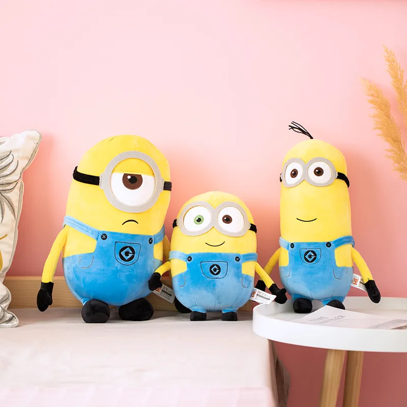 Factory Outlet Despicable Me Little Yellow Man Stuffed Animal Toy Doll Stuffed Plush Toy