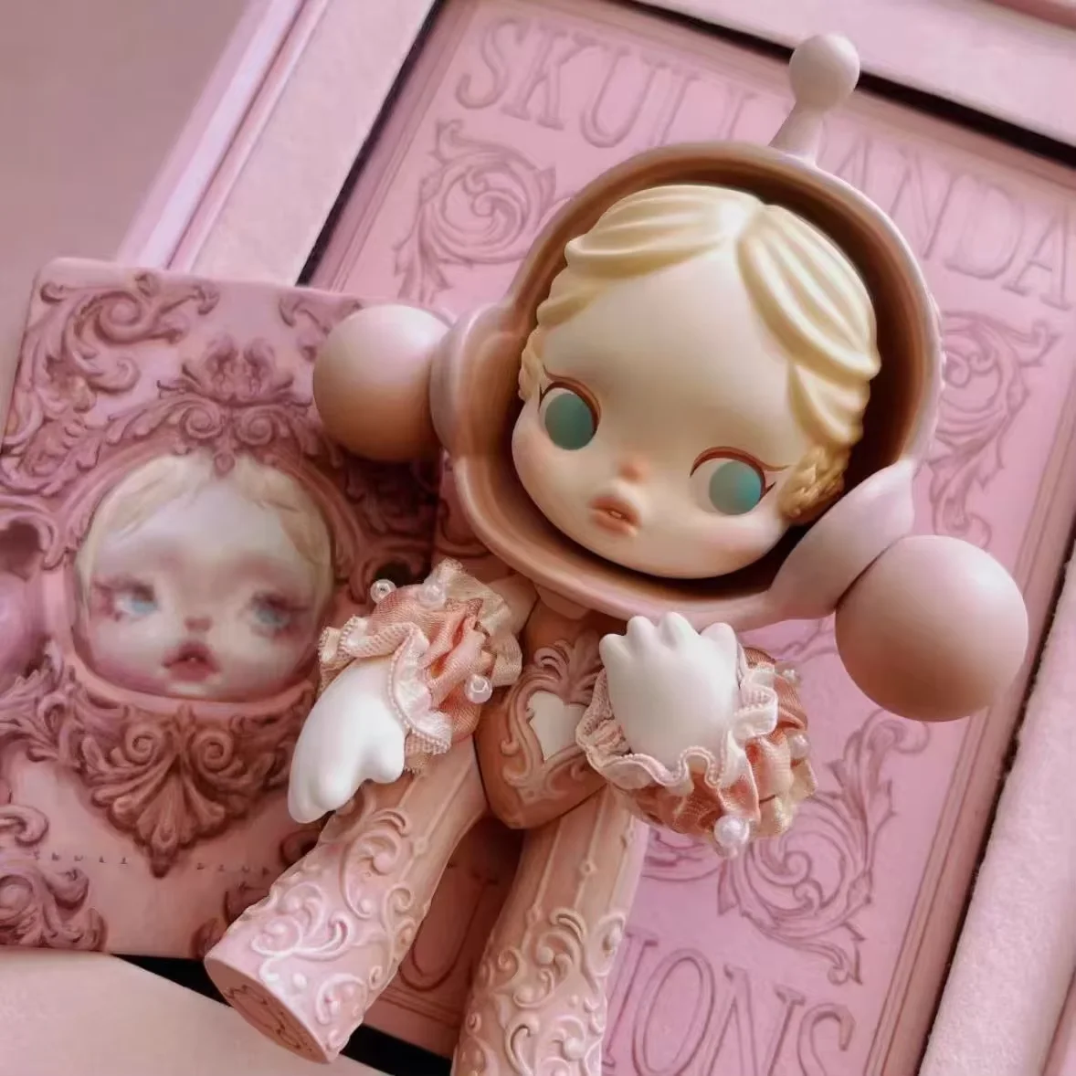ZimomoLABUBUピンク約30cm POPMART AUTHENTIC ZIMOMO ANGEL IN CLOUDS VINYL PLUSH US