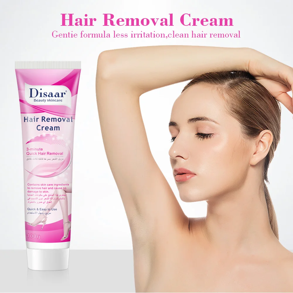 Factory OEM Permanent Home Use Ladies Painless Armpit Hands Face Body Legs Hair Removal Cream for Men Women