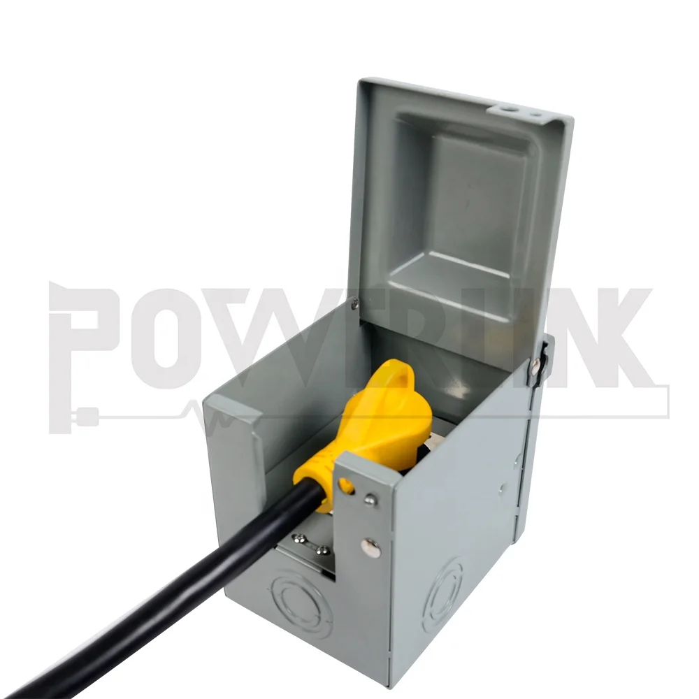 S 30 Amp Enclosed Outlet Power Box Rated Receptacle For Temporary Hookup Rv Camper Buy 30 Amp Outlet Power Box Product On Alibaba Com