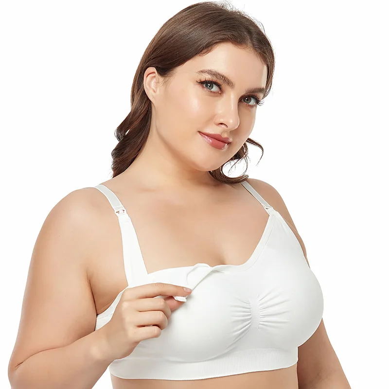 plus size maternity bras seamless nylon