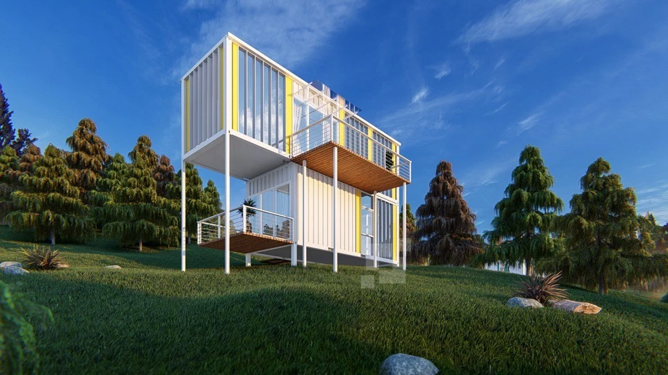 Luxury Casas Prefabricadas Modular Flat Pack Living Tiny Prefabricated ...