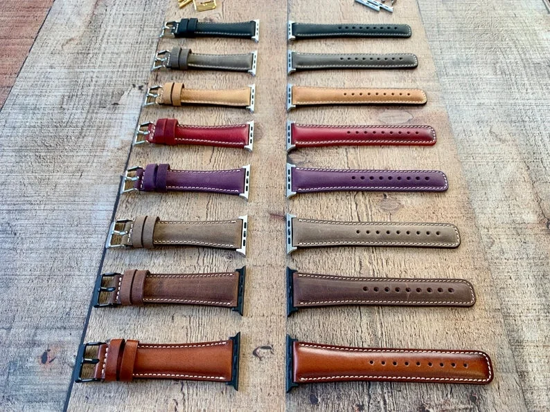 2020 New Color for Watch Band 42mm 38mm Leather Band Watch Smart  MCR-0076