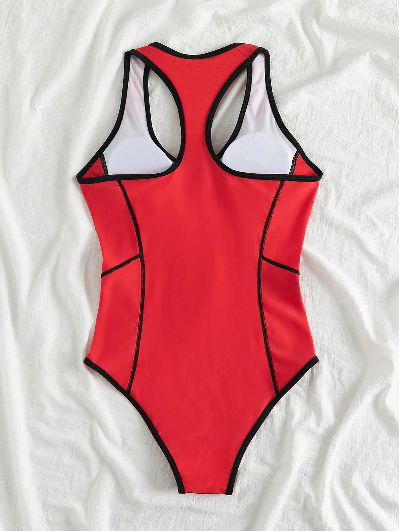 Sporti Girls' Solid Racer Back One Piece Swimsuit (Toddler Little Kid Big Kid