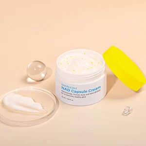 Private Label Organic Vegan Peptide NAD Anti-Aging Moisturizing Micro Capsule Face Cream Skin Anti-Wrinkle Repair Deep Hydration