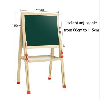 Budget small chalkboard Children's magic drawing board with easel easel stand for painting