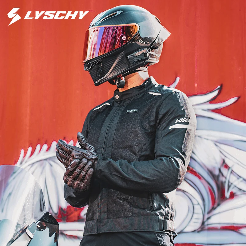 LYSCHY Motorcycle Racing Jackets - Summer Mesh & Reflective