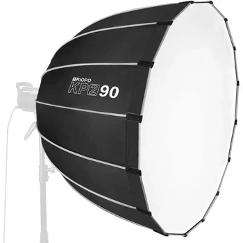 KP2-90 KP290 90cm Portable Quick Release Deep Parabolic Softbox W/ Bowens Mount for Photography Studio Video Flash detail image