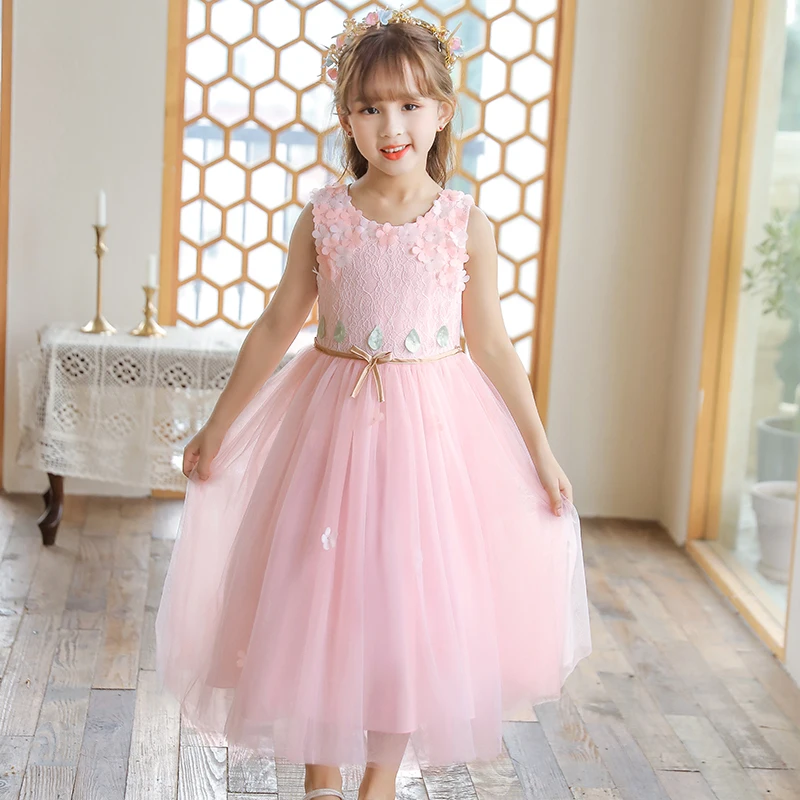 Source Pretty Elegant Baby Girl Dresses Princess Frock Design Dress age 3-14  Years Old Wedding Flower Kids Dress 21163 on m.