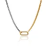 Collar con colgante de oro de 40+5 cm.