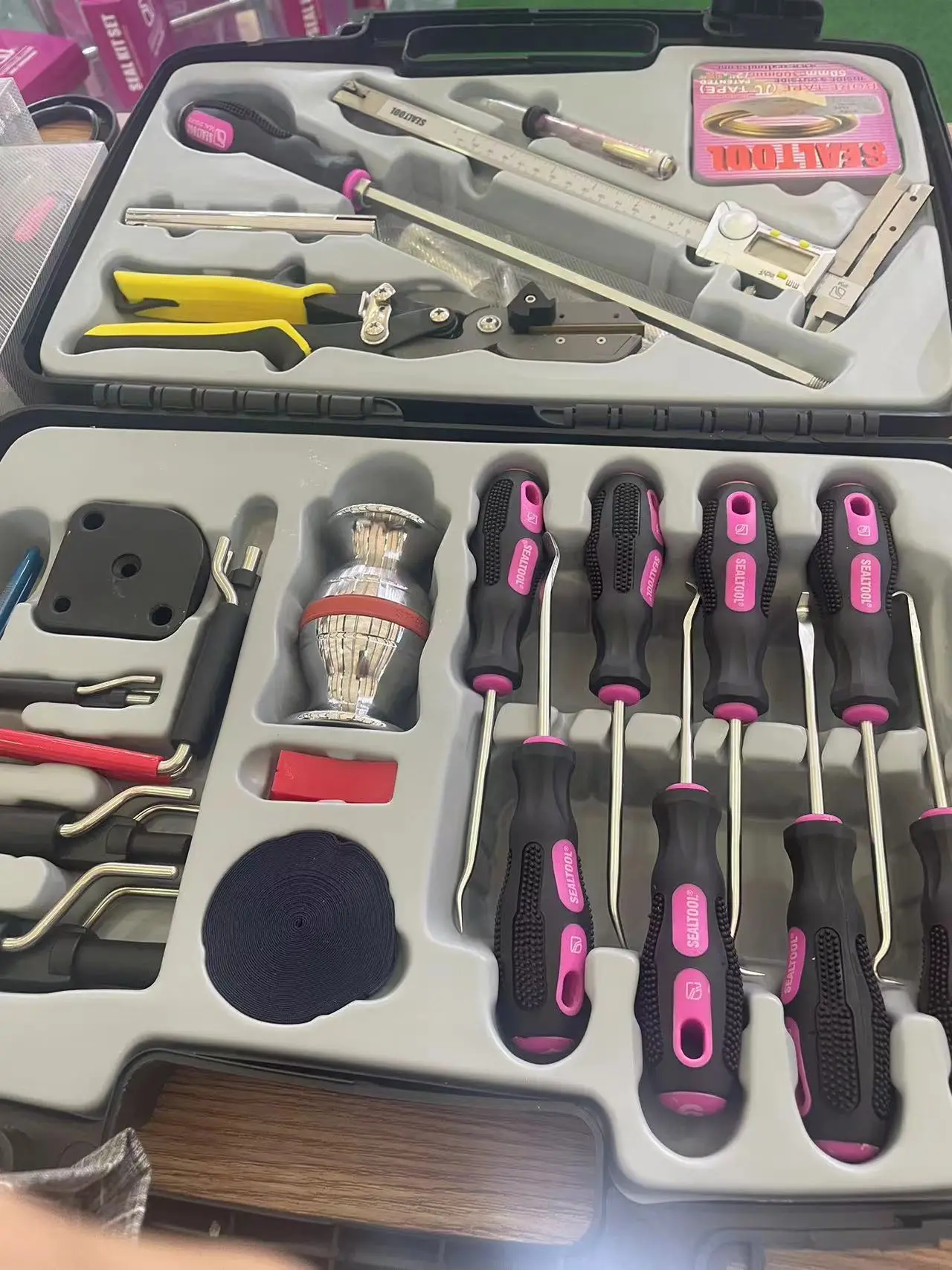 Hydraulic Cylinder Piston Repair Seal Kit, Hydraulic Seal Installation Tools, U-Cup Rod Seal Installation Tool J05321 3x Hydraulic Seal Installation To