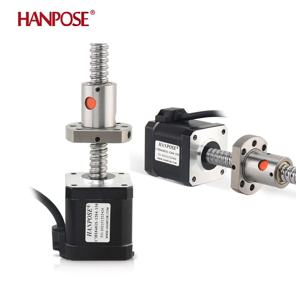 Schrittmotor Hybrid 17HS8401S-SFU1204 200mm lang Nema17 Schrittmotor 12V für CNC Fräsmaschine CNC Kugelumlaufspindelmotor Treiber
