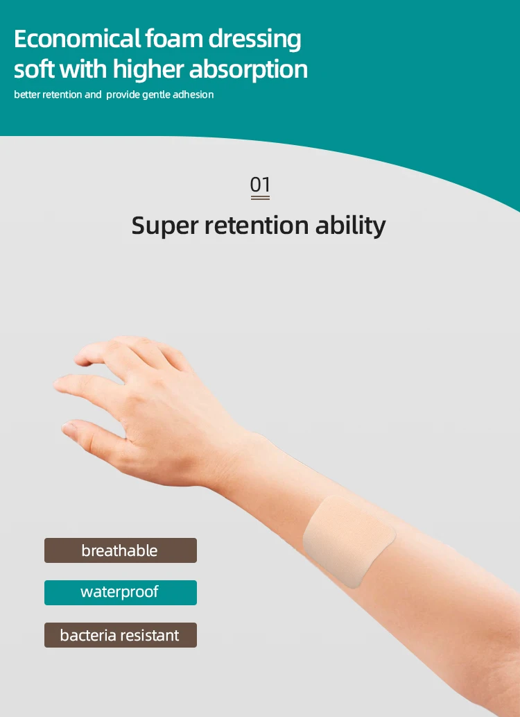 Winner Wound Silicone Dressing Fast Absorption Wound Care Silicone Foam