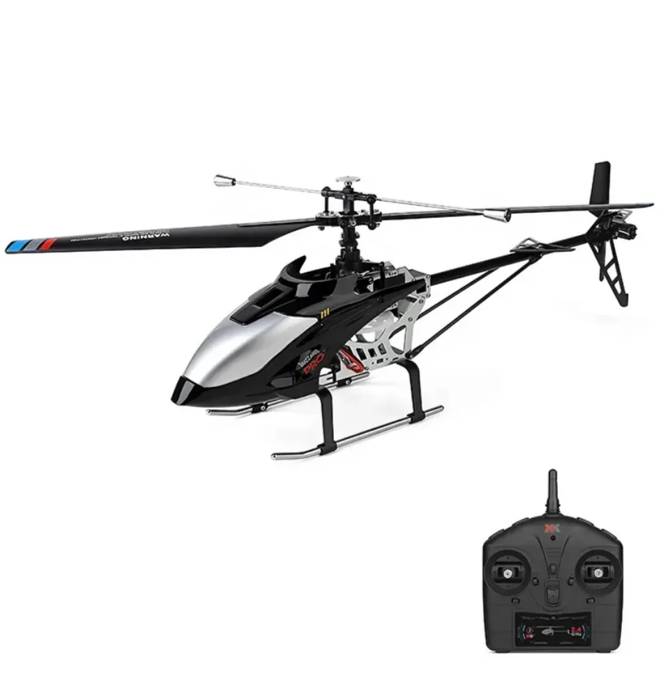 Wltoys V913-a 4ch Rc Helicopter Black - Electric, Indoor-outdoor Use
