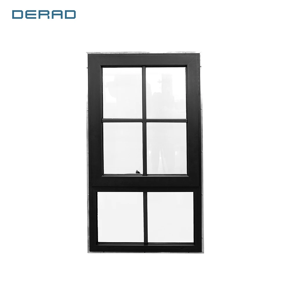 Chain winder opening aluminium glass awning window grid-frame with hardware key for resident kitchen bedroom