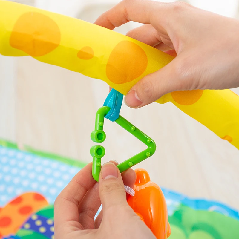 
 Оптовая продажа, игрушки для новорожденных En71, складной мягкий хлопковый Детский напольный коврик для ползания в тренажерном зале, детский игровой коврик  