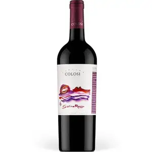 Italian Red Wine Sicily IGP Dry Table Wine for Grilled Meats and Tomato-Based Dishes 6 Bottles Per Box