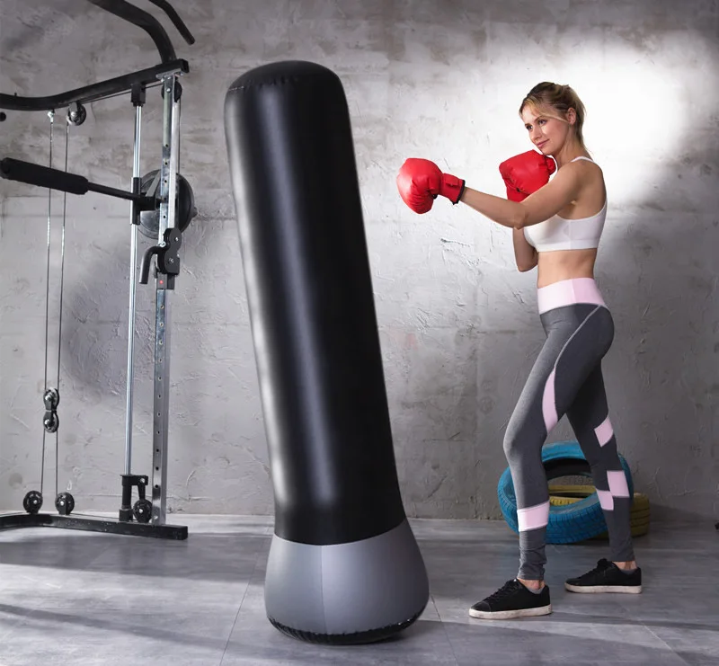 tall punching bag