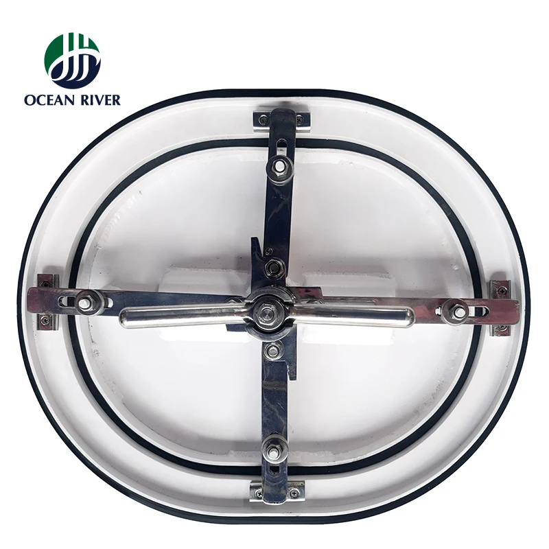 Aluminium Watertight White Cover Boat Deck Hatch Waterproof Marine Deck
