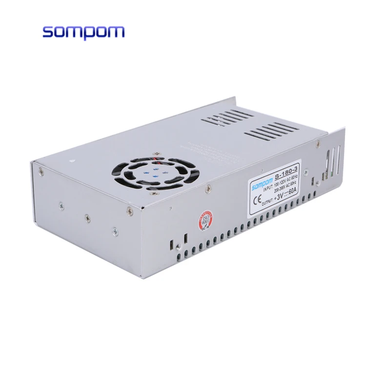 SOMPOM 3v60a180w Switching Power Spym 180w Switch Power Supply for Led