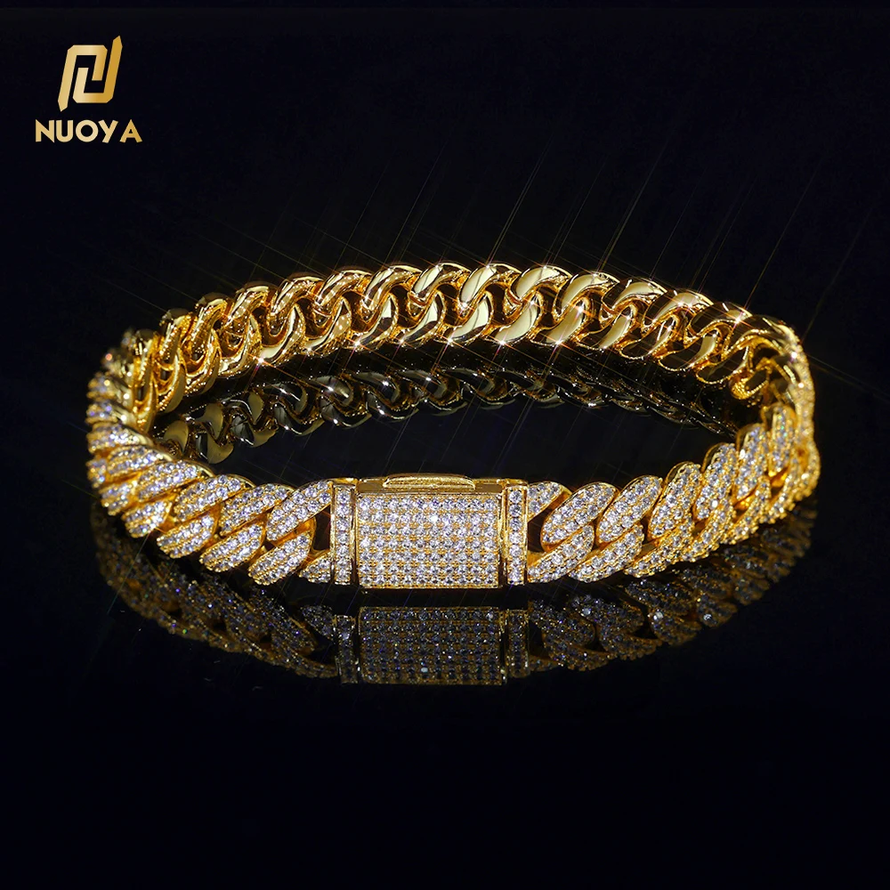 10mm Cuban Link Chain Bracelet - 18K Gold Plated Hip Hop Jewelry