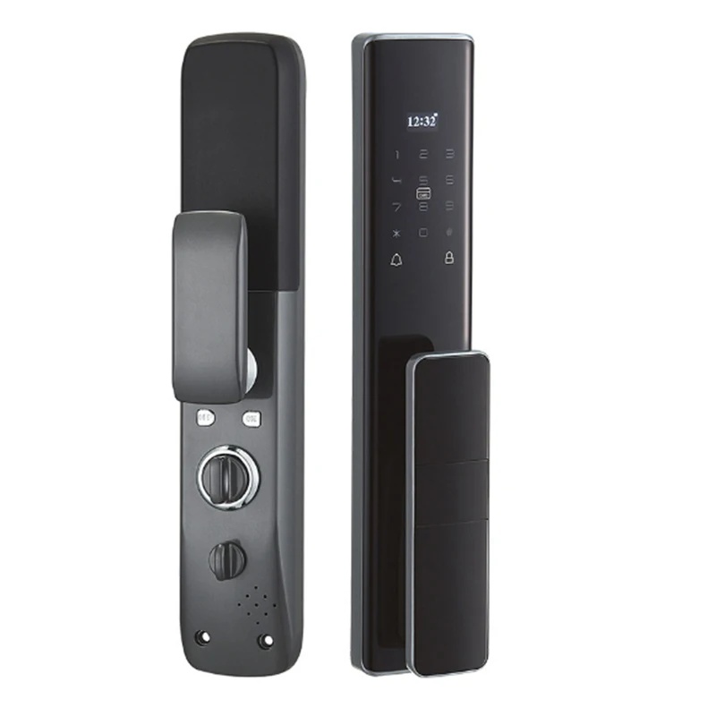 Automatic S912 Smart Locks Tuya Smart Wifi Electronic Door Lock Fingerprint Password Keyless Card Smart Wifi Digital Door Lock