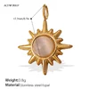 Pj468weg cat eye gold pendant