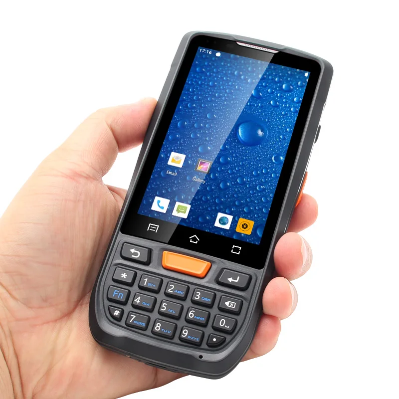 OEM ODM ручная пресс-форма для UNIWA HS001 4 дюйма IP67 Android 9 0 прочный КПК 1D/2D QR сканер штрих-кода Walkie Talkie мобильного телефона из закаленного