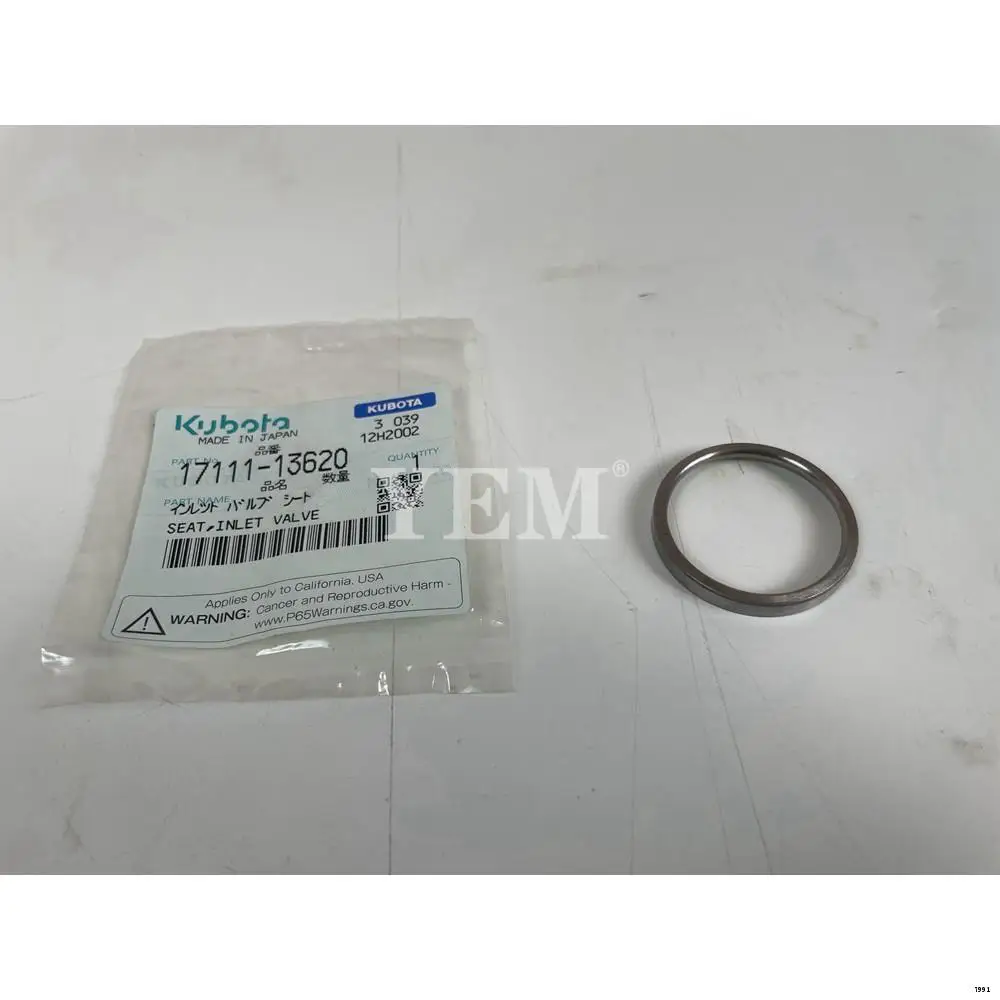 Intake Valve Seat Insert 17111-13620 Fit for Kubota V2403 Diesel Engine Spare Parts
