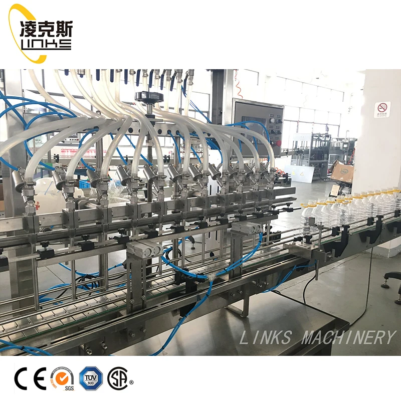 Fully Automatic Vegetable Cooking Edible Oil Filling Machine Bottle Packaging Line