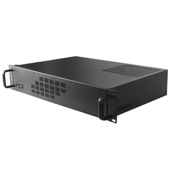 19インチラックマウント2U産業用PCケース、300mm短奥行きネットワーク