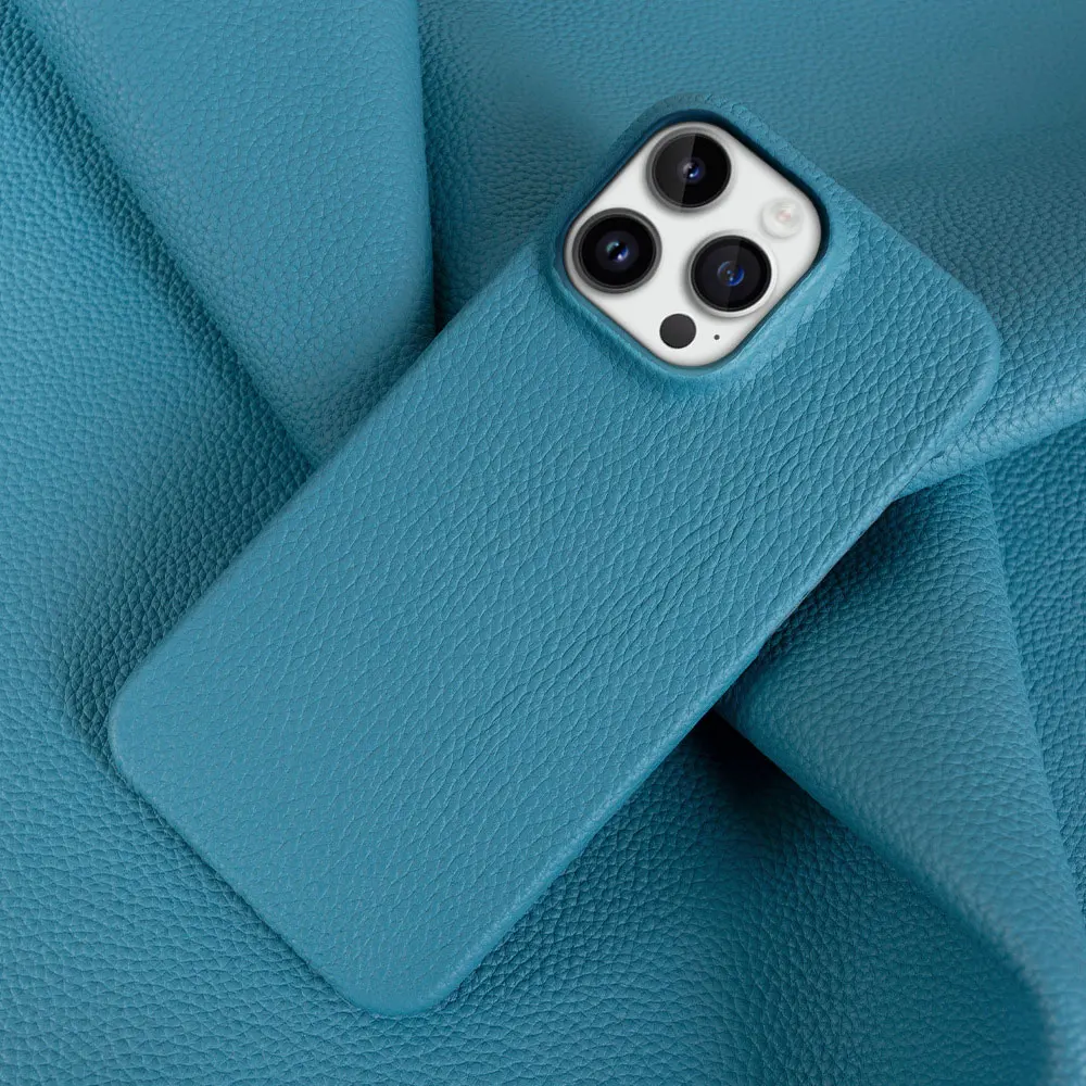 Leather Phone Case For Iphone 15 14 13 12 11 Xr Xs Max Pro Plus Anti Fall Simple Business Luxury Pure Colour Sjk424 Laudtec supplier