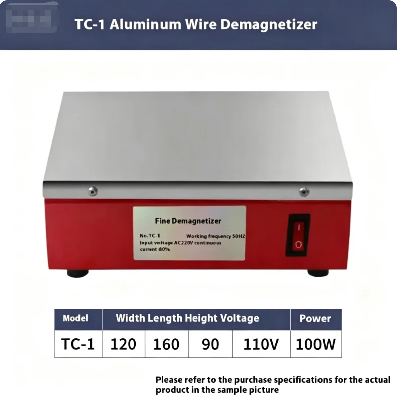TEBAK Powerful Plane Demagnetization Super Powerful Type Demagnetizer Copper Wire High-Power Metal Mold Demagnetizer