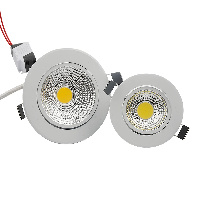 Supermarket Lighting COB Surface Mounted Recessed 12W LED Downlight