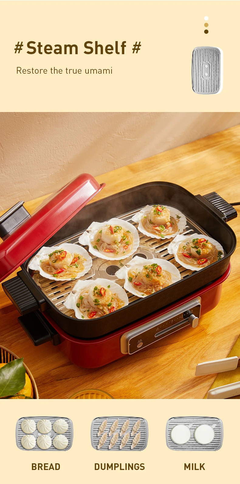 Electric Induction Hot Pot Cooker,1700w,Bbq & Hot Pot Frying Cook Grill