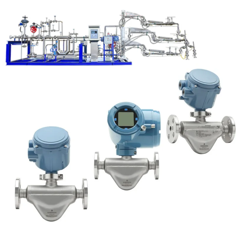 Micro Motion Coriolis Mass Flowmeter Otalizer Multivariable Sensor Micro Motion Elite Corioli Meter For Fuel Gas Skid-Mounted