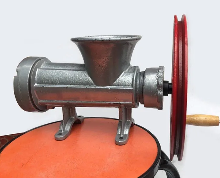 32 Cast Iron Meat Grinder Mincer Chicken Machine Different Disc Cross Knife with Bearing Version Sausage Filler Parts