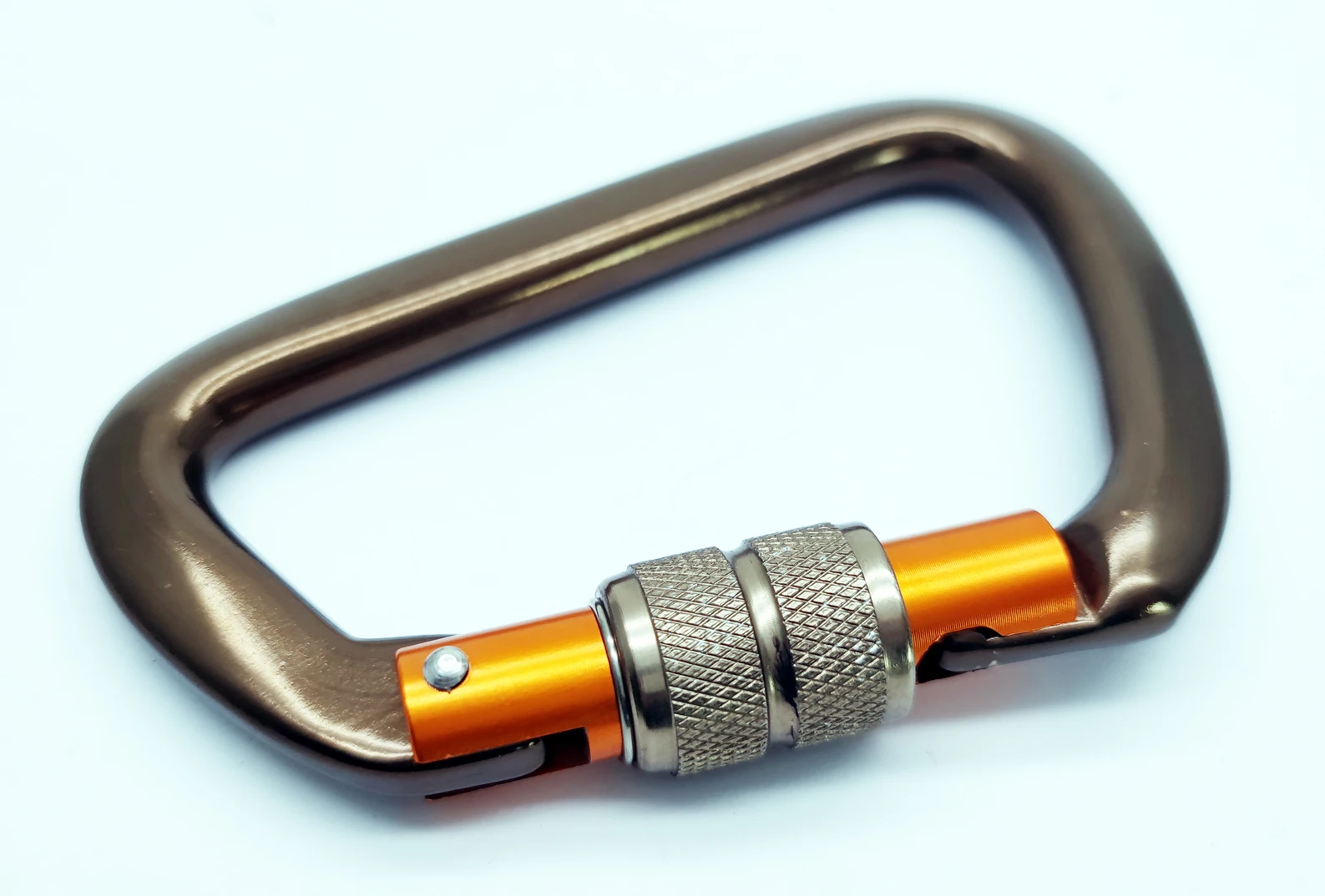 Aluminum Carabiner 25KN Professional Manufacturer Ultra-Light Locking Carabiner Industrial Personal Safety