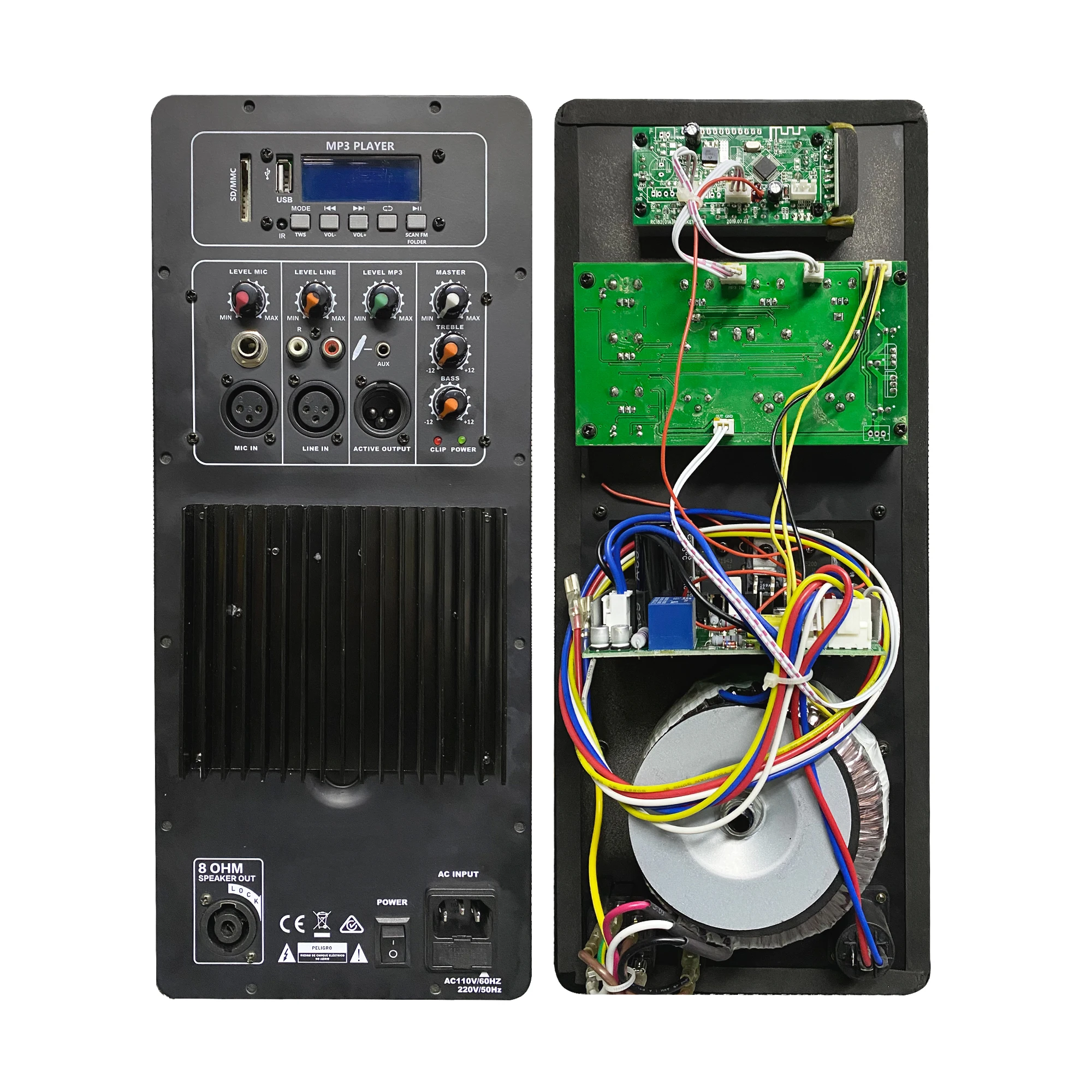 Amplificatore Bass Face 2 Canali Team1500/2XD Classe D Full Range 3000 Watt Rms - Foto 8