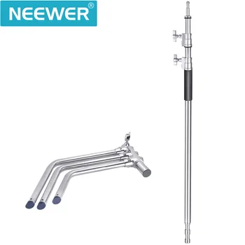 Neewer Stainless Steel Heavy Duty C-Stand 5-10 Feet/1.5-3 Meters Adjustable Photographic Sturdy Tripod for Reflectors Softboxes detail image