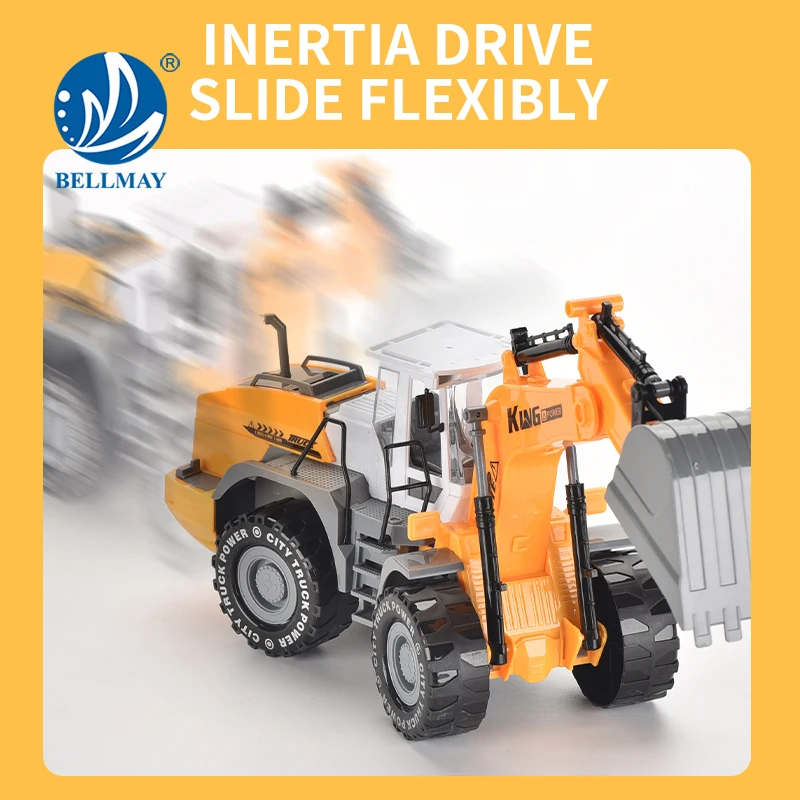 
 Игрушка Bemay, лидер продаж, инерционный экскаватор, пластиковая игрушка, строительный экскаватор, игрушка для детей  