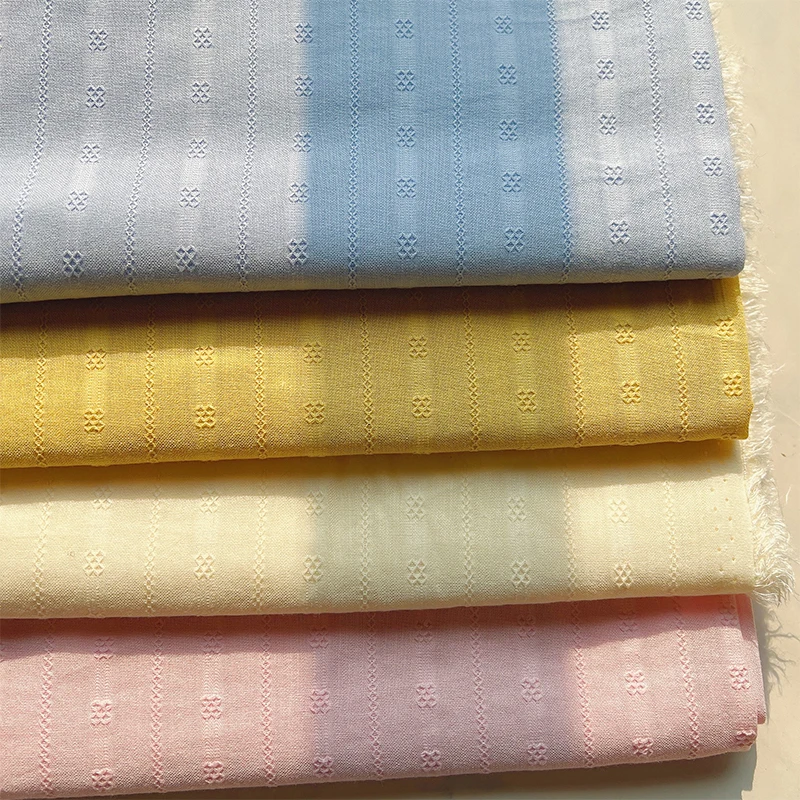 Cotton Jacquard Fabric Shirt Skirt Garment Fabric Buy All Cotton