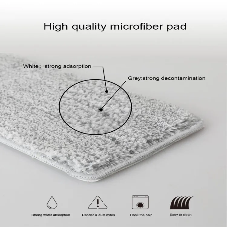 Съемная швабра с поворотом на 360 градусов ручка из нержавеющей стали вращающаяся Швабра для отжима плоская уборки