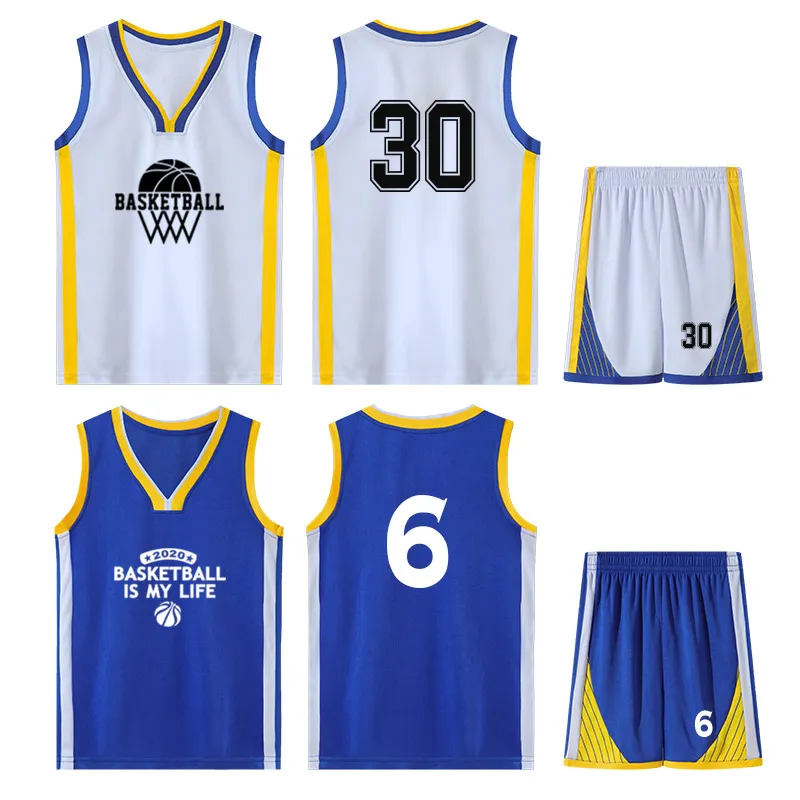 LA Galaxy Basketball Jersey - White/Blue/Yellow