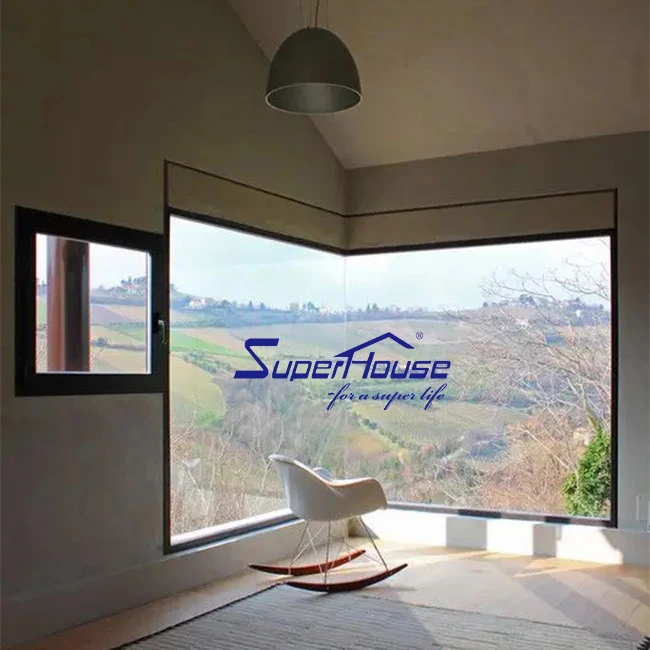 Picture Design of windows Hurricane Arch Fixed House Window Bullet Proof Glass for windows for House