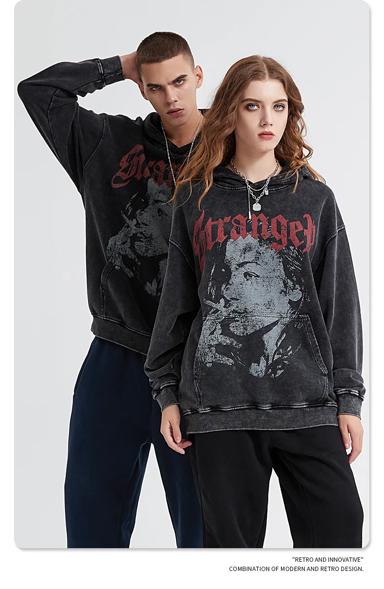 Custom Plain Bulk Hoodie Manufacturers Heavyweight 100 Cotton French