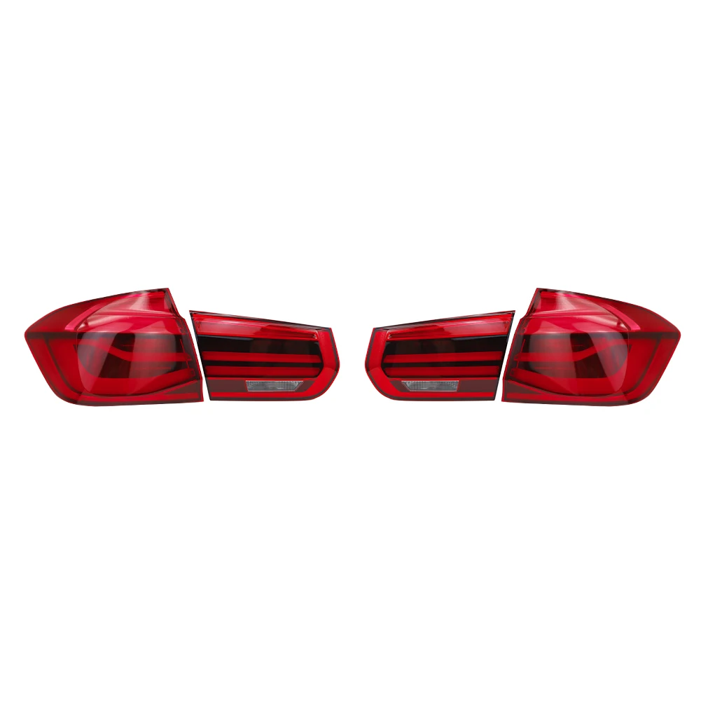 Replacement Inner Outer Taillight Taillamp Set for BMW 3 Series F30 F35 LCI Tail Light Rear Lamp 2016 - 2018 Back Lamp
